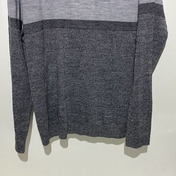 Apt 9 Women's Gray Seriously Soft Merino Colorblock Pullover Sweater Size XL NWT - Picture 2 of 9